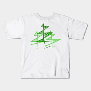 Minimalist pine tree Kids T-Shirt